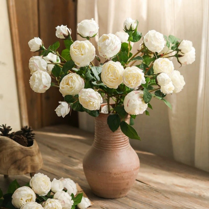 White Cabbage Rose Stem