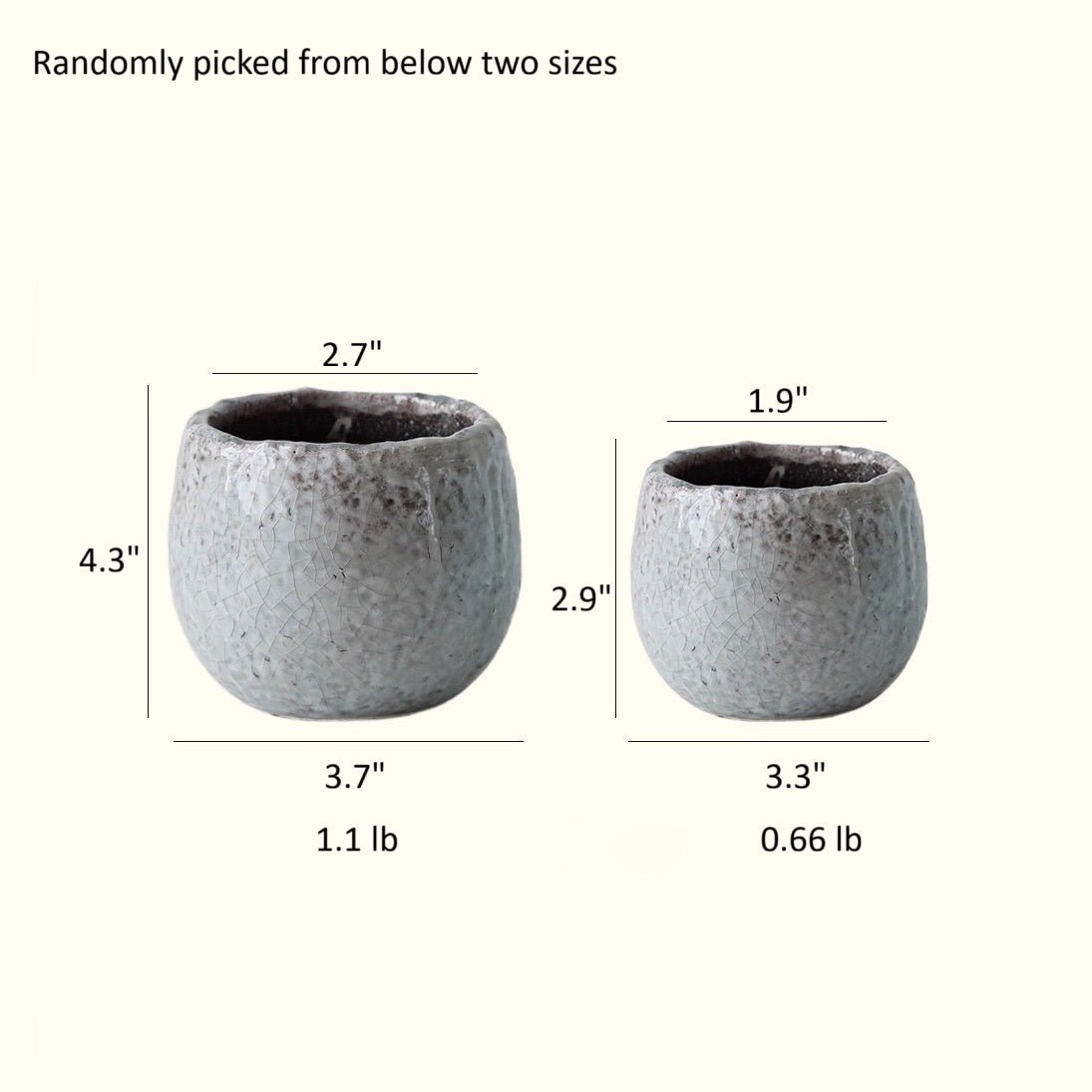 Petite Ceramic Planter Set
