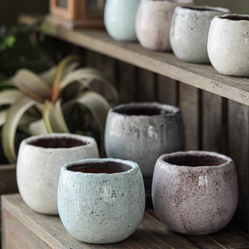 Petite Ceramic Planter Set