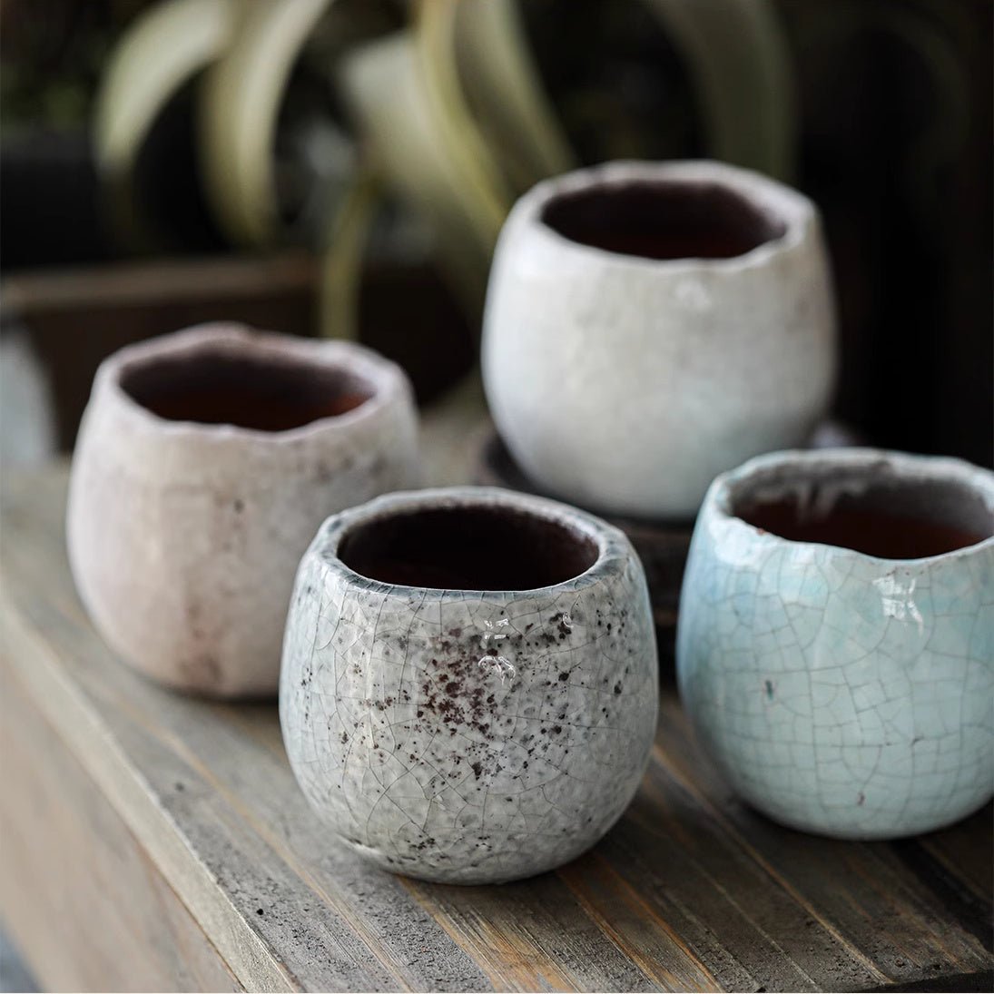 Petite Ceramic Planter Set