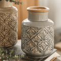 Artisan Textured Ceramic Vase