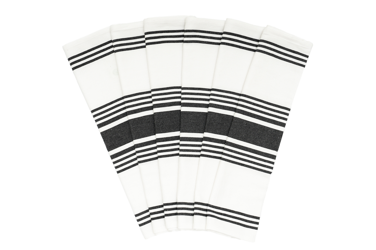 Classic Striped Cotton Kitchen Towel Set