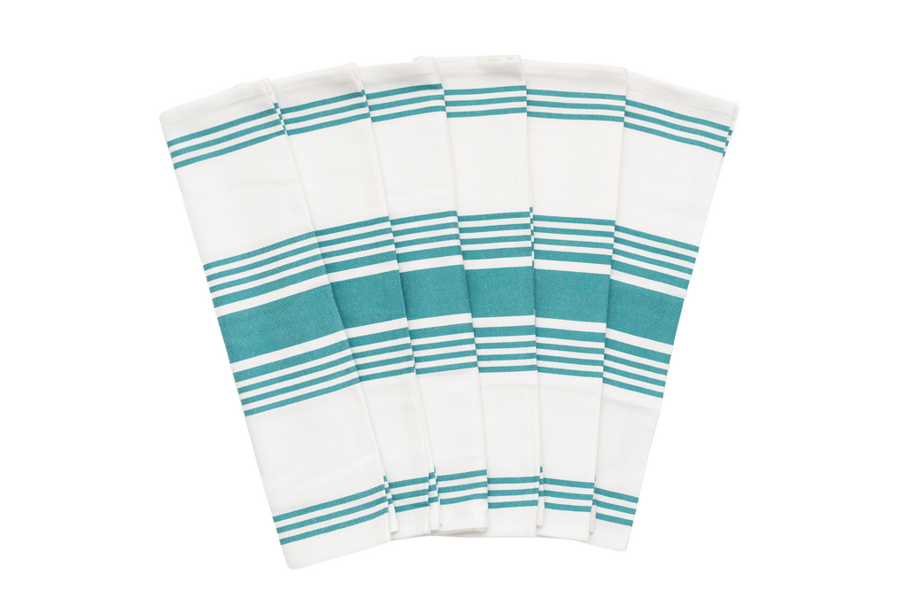 Classic Striped Cotton Kitchen Towel Set