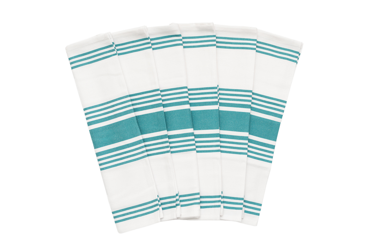 Classic Striped Cotton Kitchen Towel Set