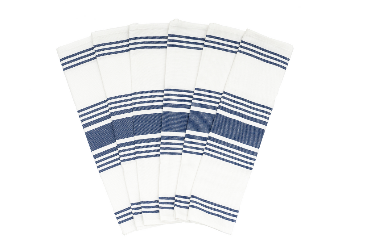 Classic Striped Cotton Kitchen Towel Set