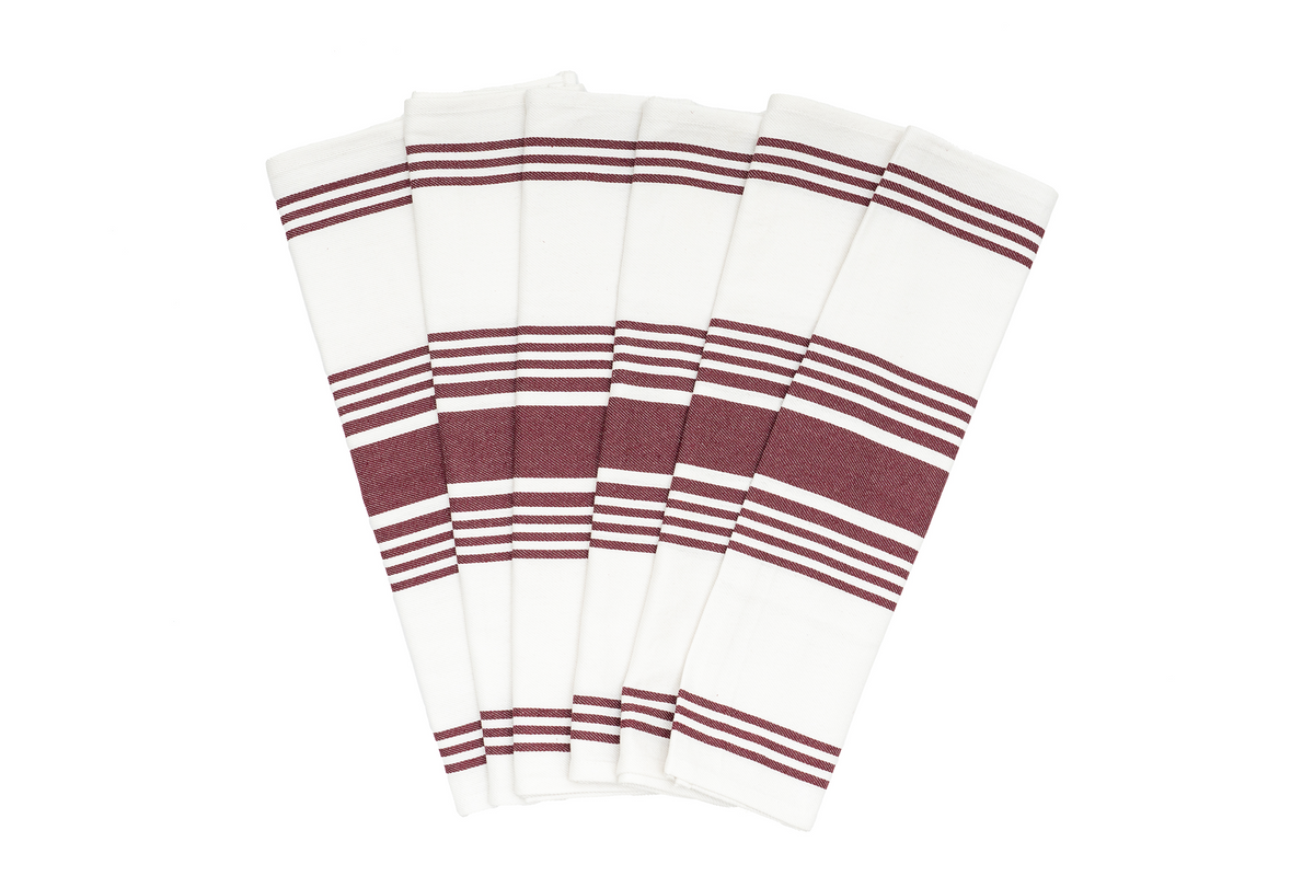 Classic Striped Cotton Kitchen Towel Set