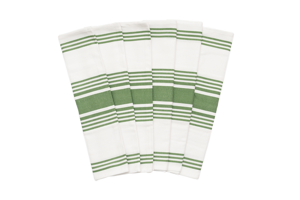 Classic Striped Cotton Kitchen Towel Set