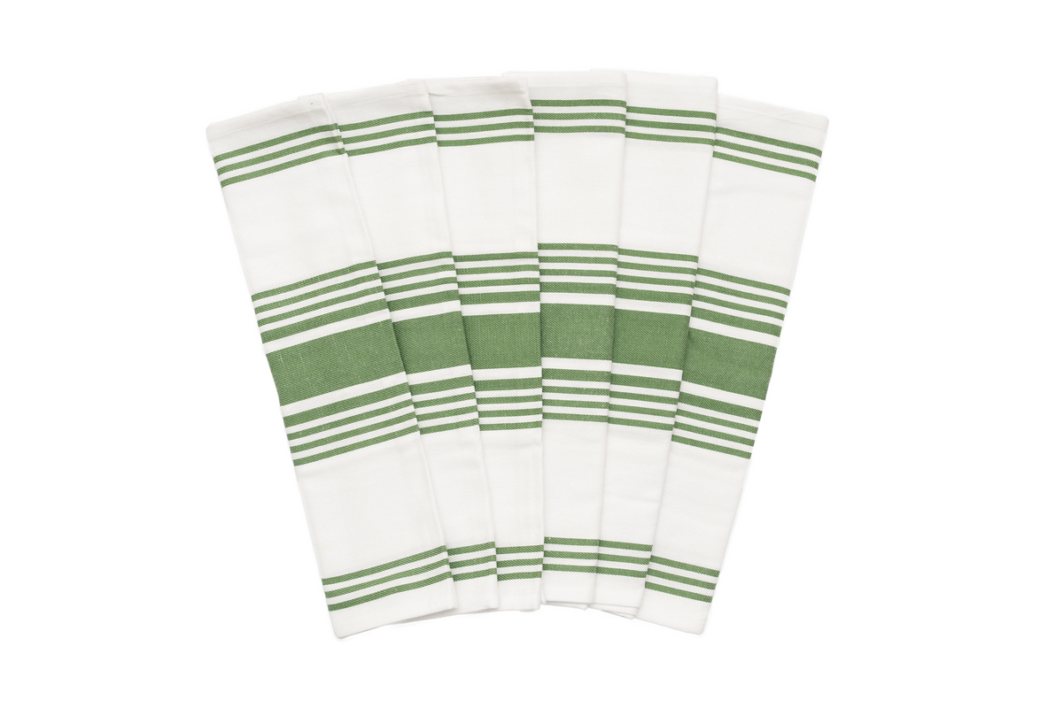Classic Striped Cotton Kitchen Towel Set