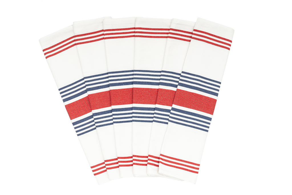 Classic Striped Cotton Kitchen Towel Set