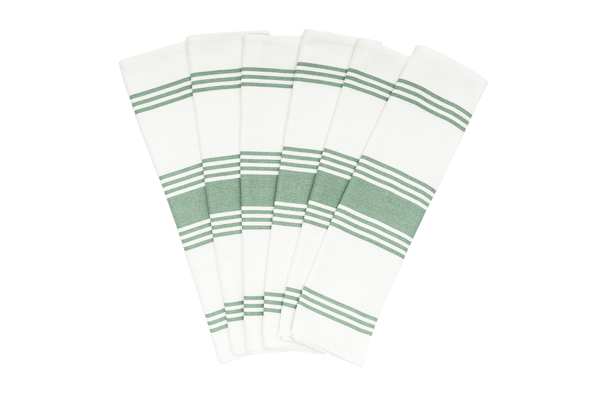 Classic Striped Cotton Kitchen Towel Set