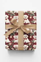 Luxury Christmas Maltese Wrapping Paper