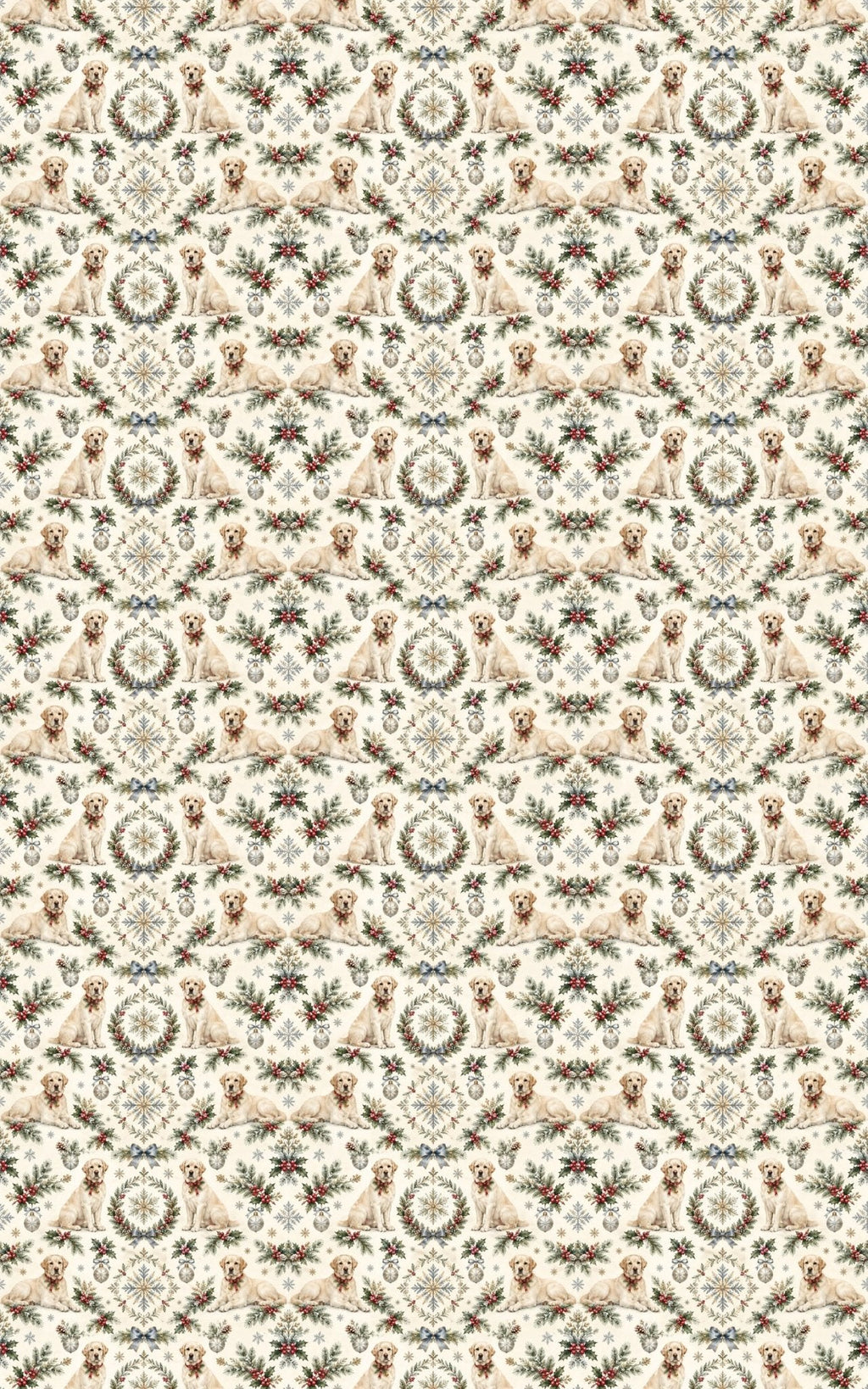 Winter Wonderland Labradors Wrapping Paper