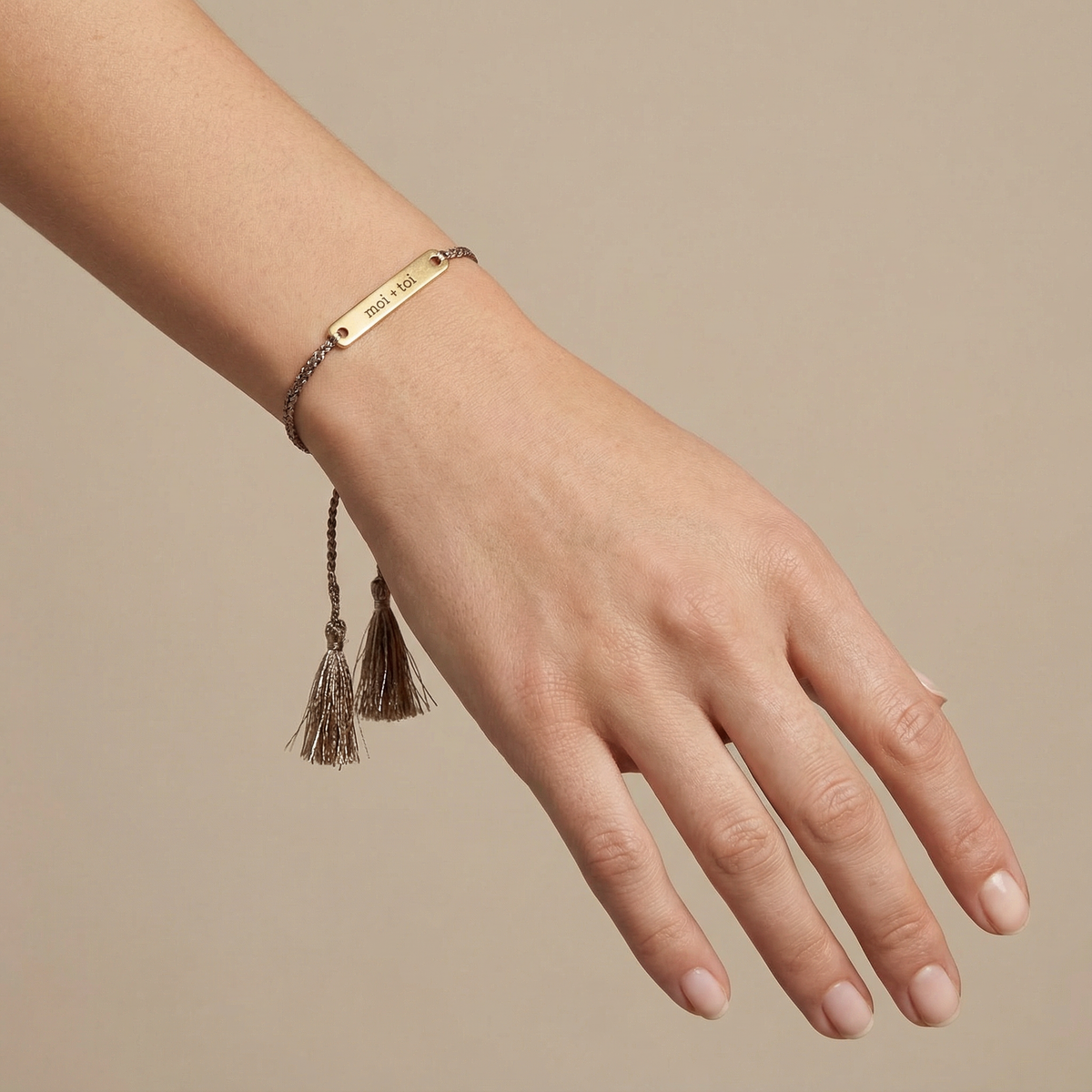 Moi + Toi Love Notes Adjustable Bracelet