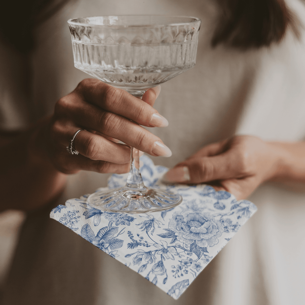 Blue Delft Cocktail Napkins