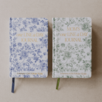 Blue Delft One Line A Day Memory Journal