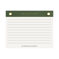 Small Green Gold Rivet Basic Notepad