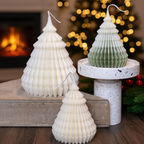 Origami Christmas Tree Candles