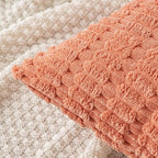 Tufted Dot Corduroy Throw Pillow 18"x18" with 450g Insert