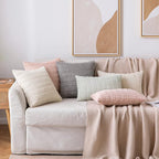 Tufted Dot Corduroy Throw Pillow 18"x18" with 450g Insert