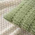 Tufted Dot Corduroy Throw Pillow 18"x18" with 450g Insert