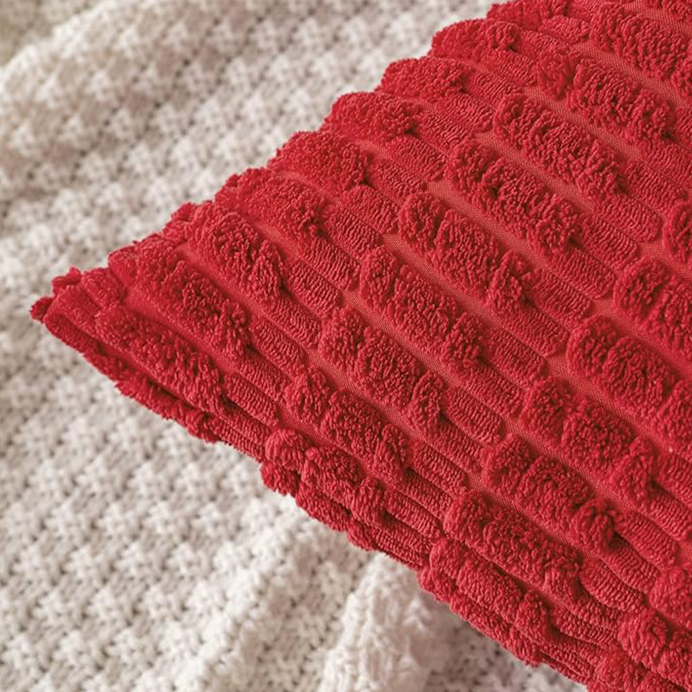 Tufted Dot Corduroy Throw Pillow 18"x18" with 450g Insert