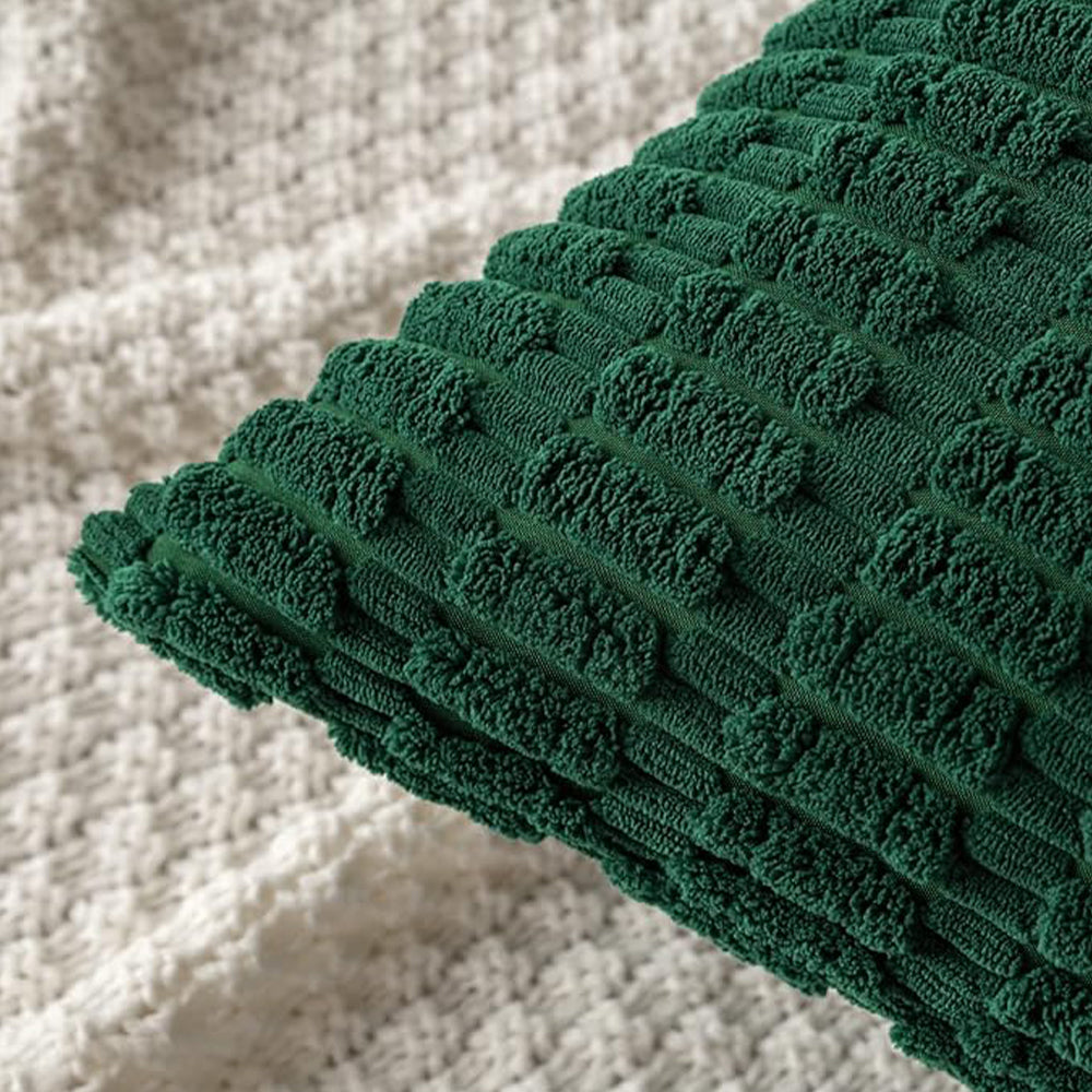 Tufted Dot Corduroy Throw Pillow 18"x18" with 450g Insert