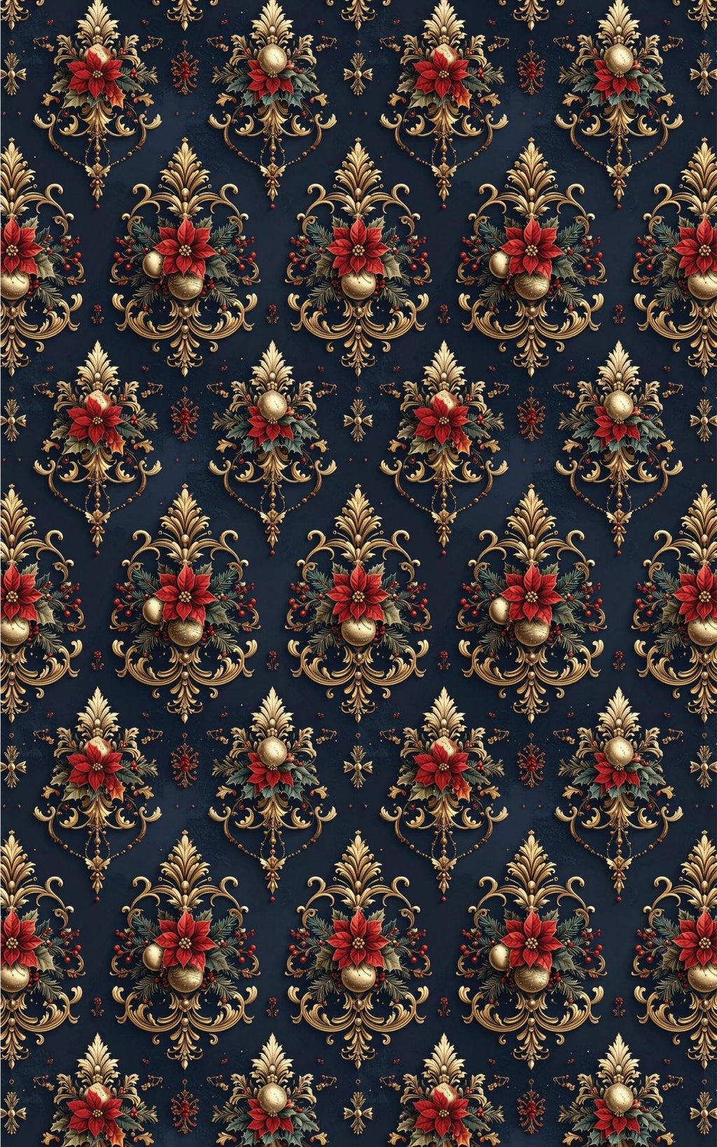Royal Holiday Crest Wrapping Paper