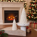 Pine Tree Sculptural Soy Candles