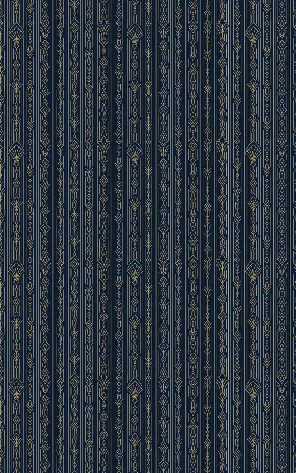 Pinstripe Art Deco Wrapping Paper