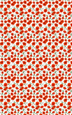 Summer Flowers II White Wrapping Paper