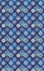 Frosted Snowflake Suite Wrapping Paper