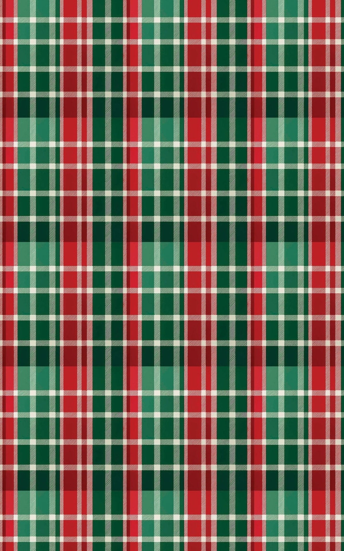 Noel Plaid Wrapping Paper