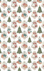 Maltese Holiday Sweaters Wrapping Paper
