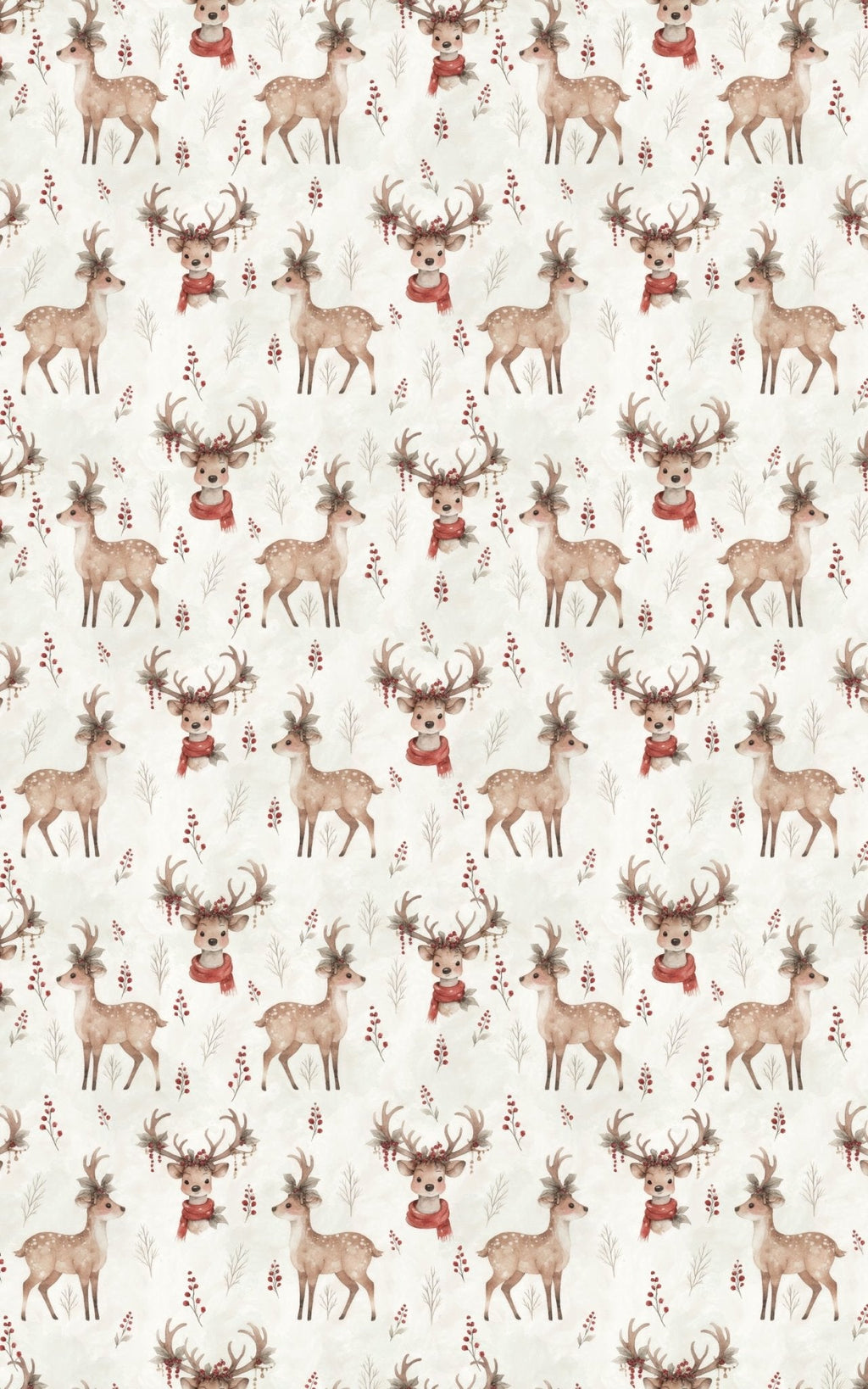 Reindeer Charm Wrapping Paper
