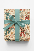 Retro Christmas Dance Party Wrapping Paper
