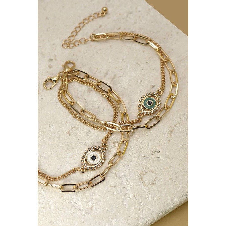 Eye Chain Bracelet