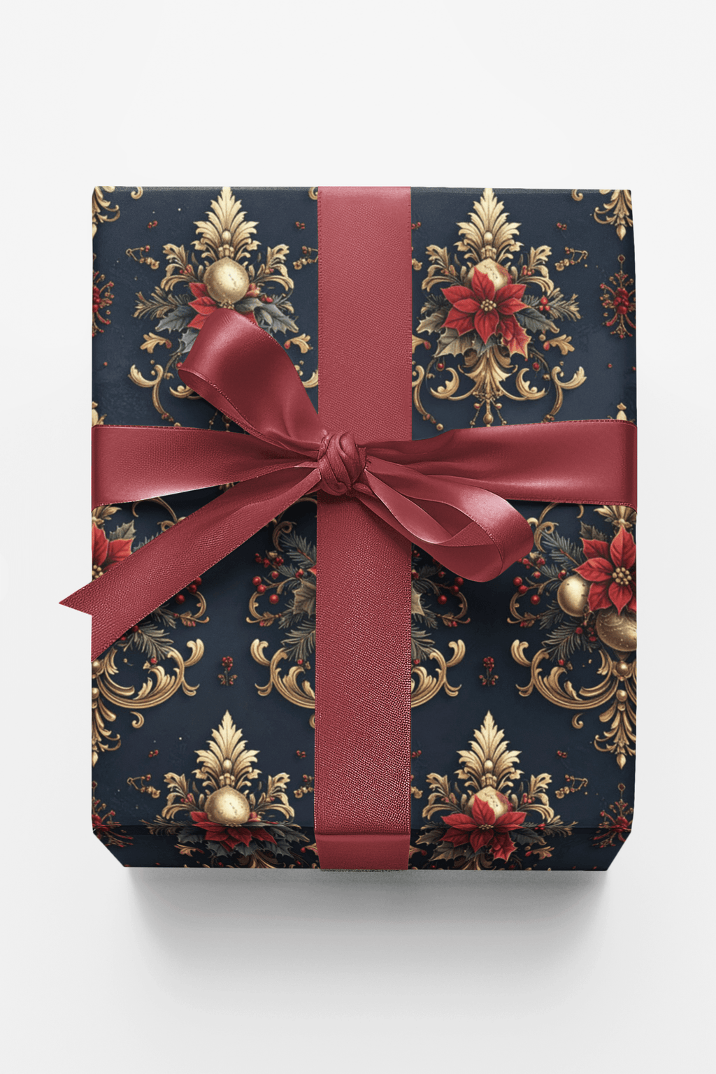 Royal Holiday Crest Wrapping Paper