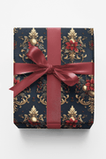 Royal Holiday Crest Wrapping Paper