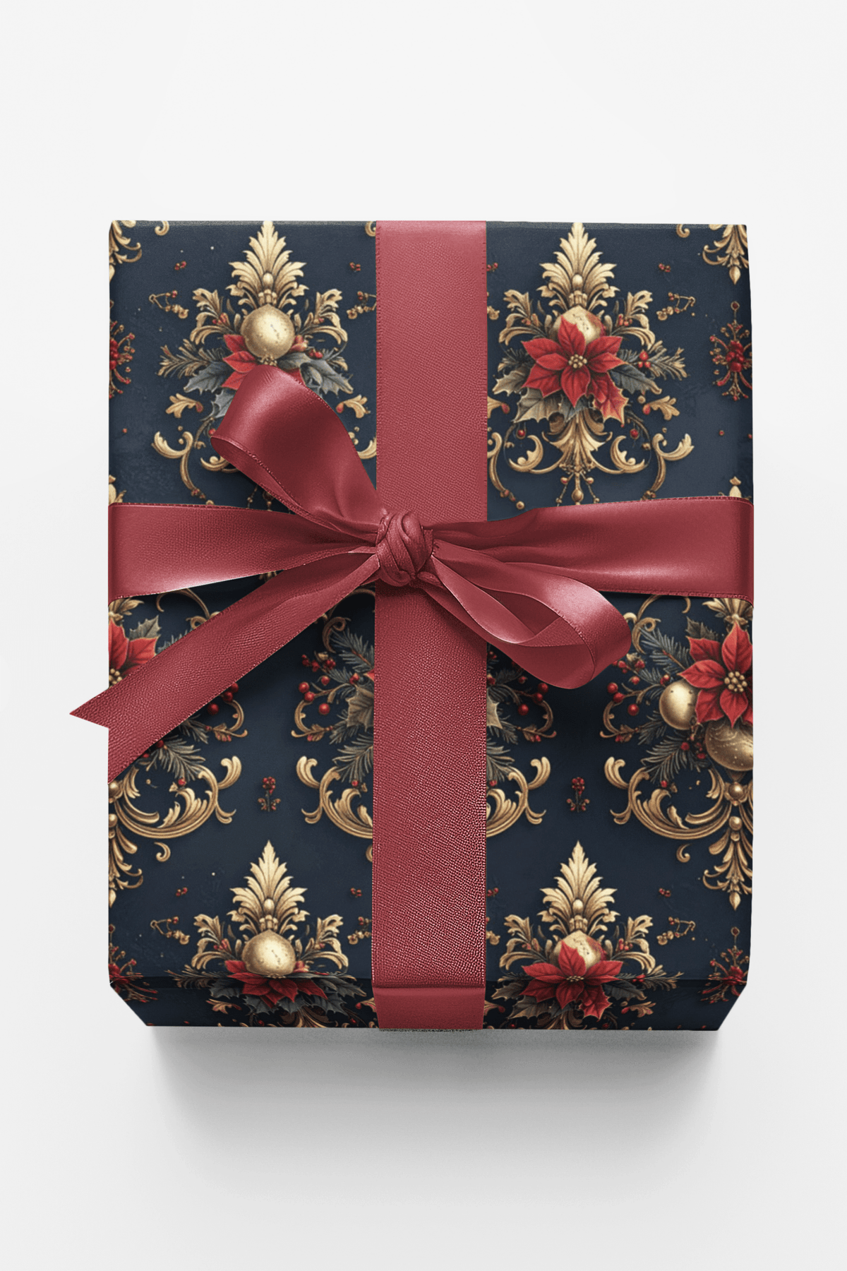 Royal Holiday Crest Wrapping Paper