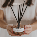 Christmas Tree Tinted Glass Jar Reed Diffuser