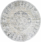 Rudo Beige Flat Pile Washable Rug