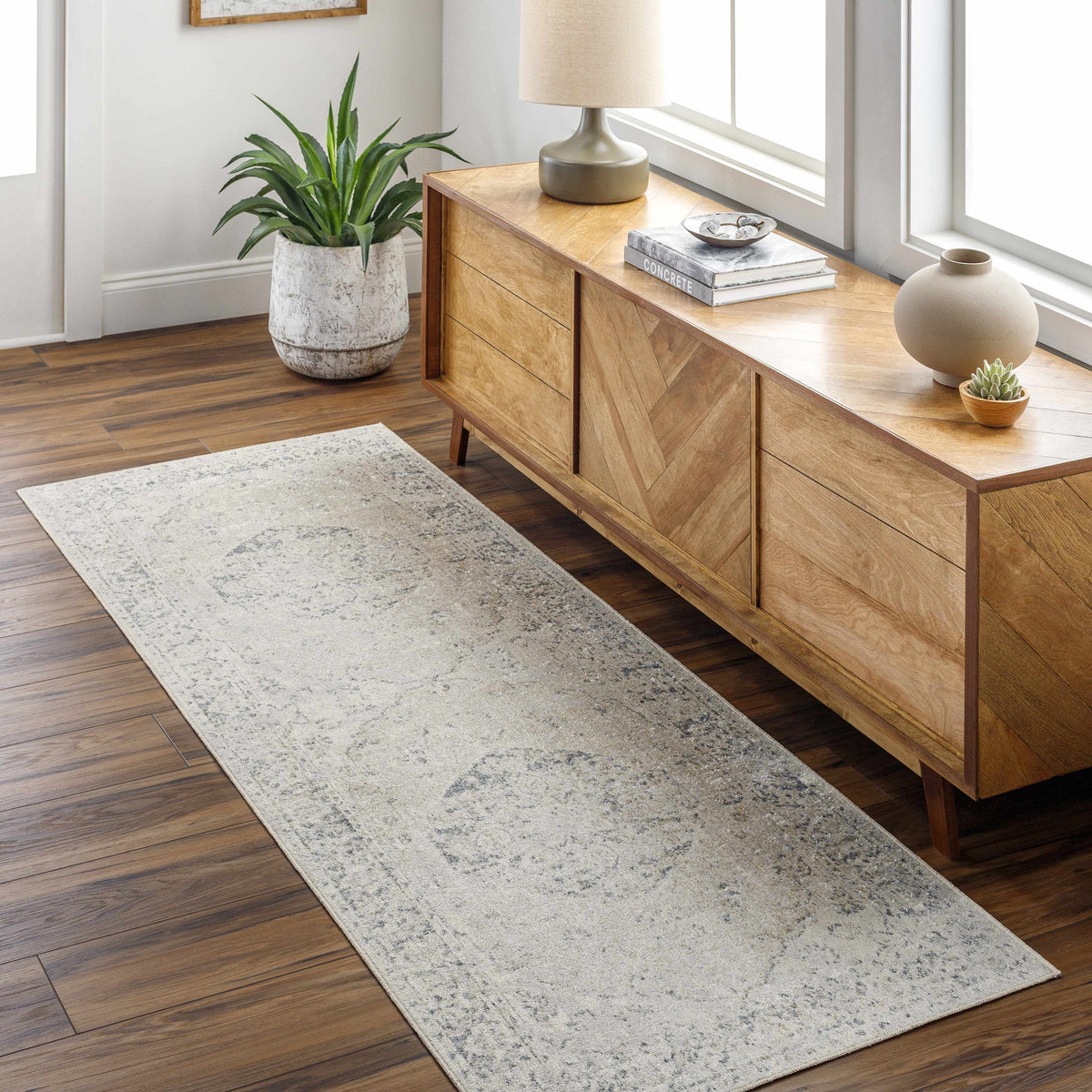 Rudo Flat Pile Washable Rug