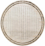 Thad Beige Washable Area Rug