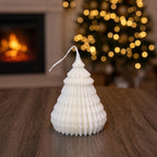 Origami Christmas Tree Candles
