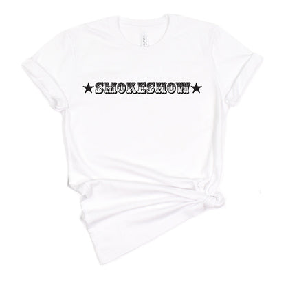 Smokeshow Graphic Tee Shirt for Country Girls- Bourbon Cowgirl