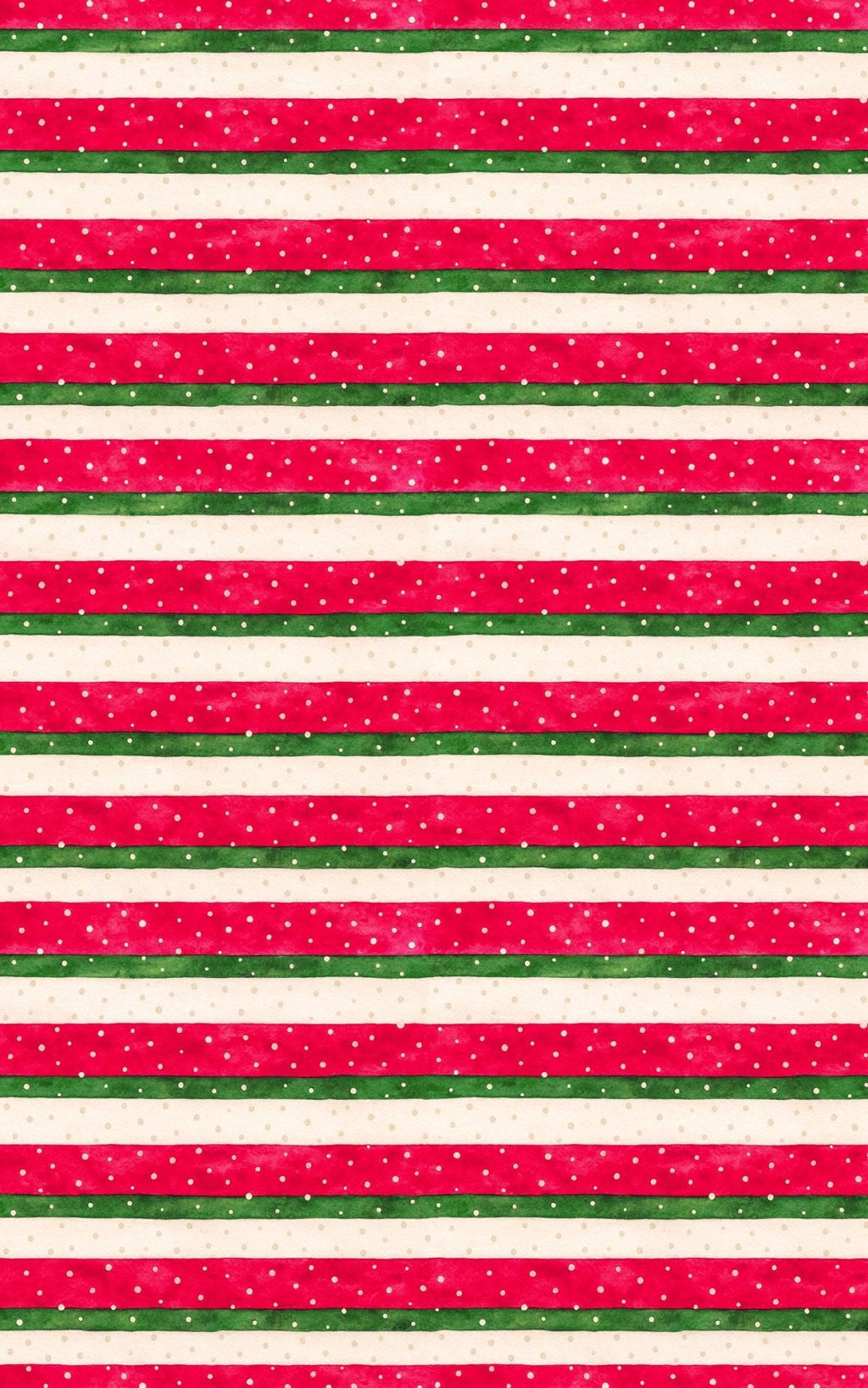 Snowfall on Candy Ribbons Wrapping Paper