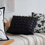 Pack of 2 Textured Decorative Throw Pillows 18x18