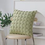 Pack of 2 Textured Decorative Throw Pillows 18x18