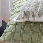 Pack of 2 Textured Decorative Throw Pillows 18x18