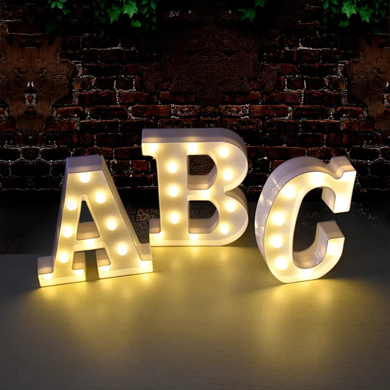 Decorative Alphabet LED